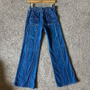 Vintage Grey Ant High Waisted Bell Bottom Denim Jeans